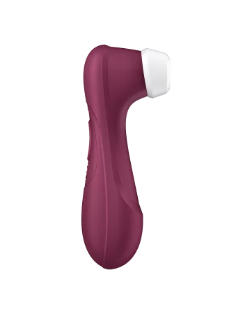 Clitoris stimulator with 2 tips using Liquid Air Pro 2 Generation 3 technology in red USB Satisfyer - CC597814
