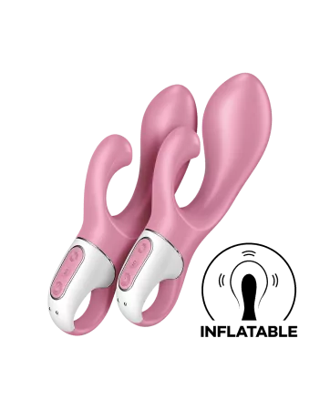 Vibrierender aufblasbarer Kaninchen-Rabbit-Vibrator in Pink Air Pump Bunny 2 USB Satisfyer - CC597820
