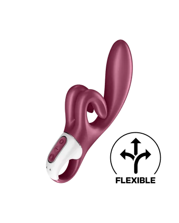 Vibromassaggiatore rabbit punto G rosso doppia stimolazione clitoridea Touch Me Satisfyer - CC597811SA