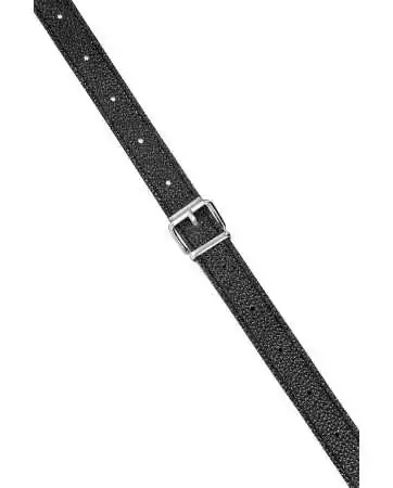 Double vibrating black USB strap-on dildo - CC5310020010