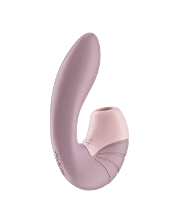 2 in 1 Vibratore punto G con stimolatore clitorideo USB rosa Supernova Satisfyer - CC597780