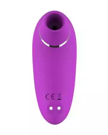 Klitoraler Vibrator mit vibrationsförmiger Spitze auf violettem USB-Membran - WS-NV053PUR