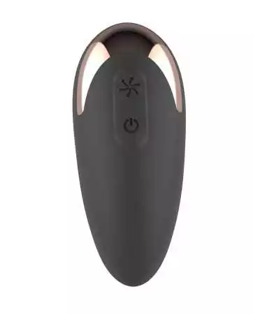 Klitorisvibrator mit Vibrationsaufsatz auf schwarzer USB-Membran - WS-NV053BLK