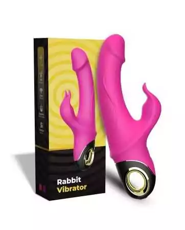 Rosa Rabbit Vibrator mit 9 leistungsstarken Vibrationsmodi - USK-V10PNK