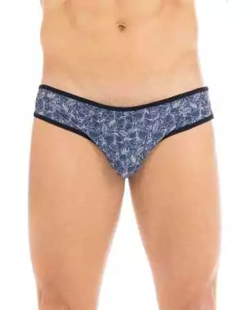 Printed blue Paradise briefs - LM2304-61BLU