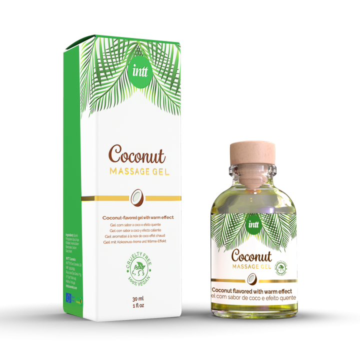 Vegan Massage gel noix de coco - Gel embrassable - Oralove