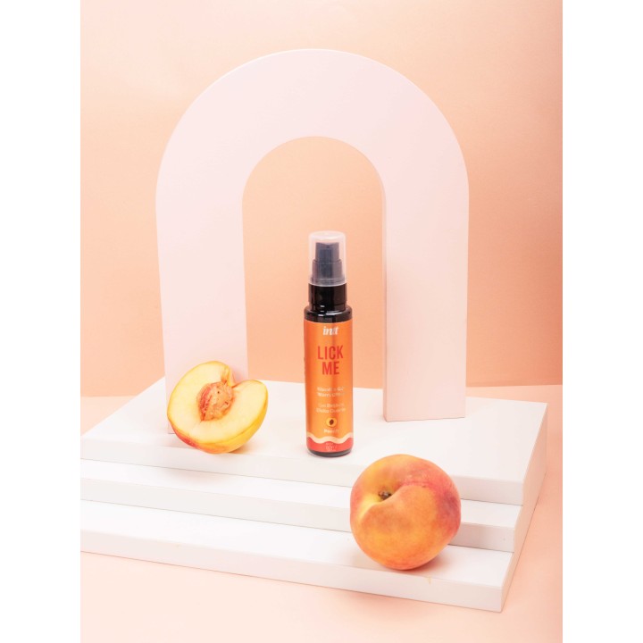 Lick me Pêche - Gel chauffant et embrassable - Oralove