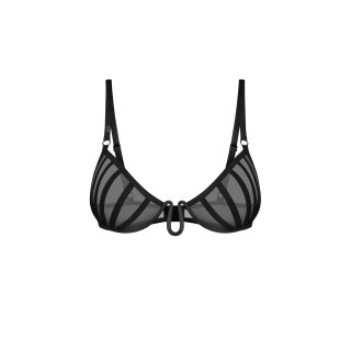 Aurorium demi-soutien-gorge noir - Oralove