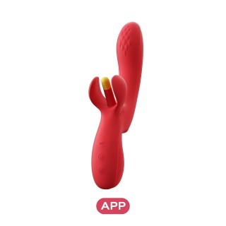 FORTEXA - Vibromasseur à doigt oscillant pour le citoris et le point G avec contrôle via une application - Oralove