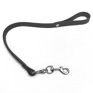 Laisse courte cuir Noir - Oralove