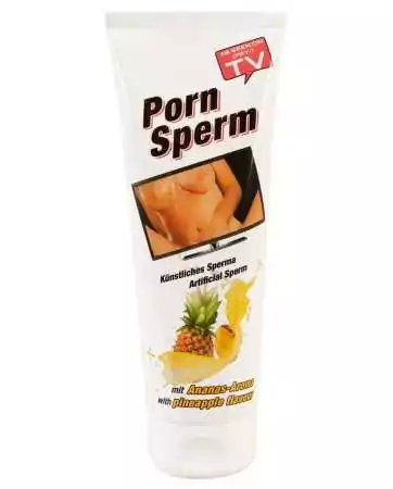Water-based lubricant with pineapple flavor, imitation semen 250 ml - R628921