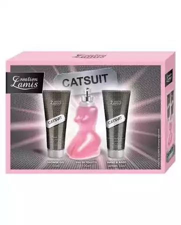 Conjunto de perfume Catsuit para Mulheres, gel de banho e creme para mãos e corpo - R628905