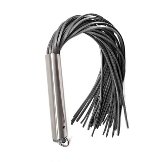 Martinet homme manche métal lanières en cuir SOUPLE - Oralove
