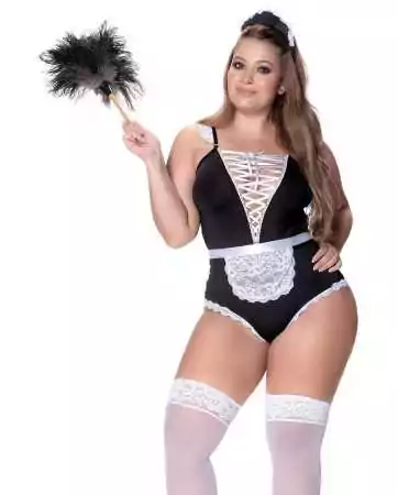 Sexy plus size French maid costume - MAL6414XCOS