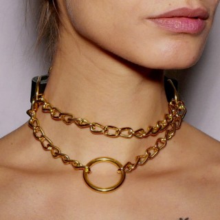 Collier étrangleur Gold - Oralove