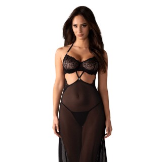 Iliosa nuisette et string - Noirs - Oralove