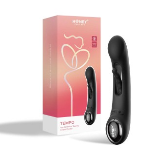 Tempo vibromasseur G-spot avec capteurs de pression et application Noir - Oralove
