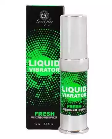 Vibrating liquid with a cooling mint effect unisex 15ml - SP5976