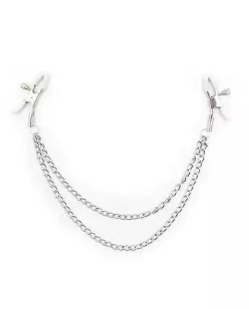 Adjustable nipple clamps with double chains - 201100079