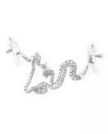 Adjustable nipple clamps with double chains - 201100079