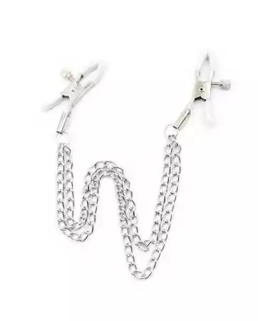 Adjustable nipple clamps with double chains - 201100079