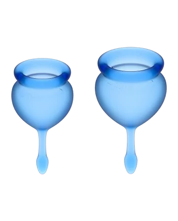 2 copos menstruais Satisfyer Dark Bleu FEEL GOOD - CC597822