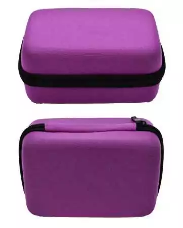 Scatola portaoggetti conchiglia di colore viola - EVABOXPURPLE