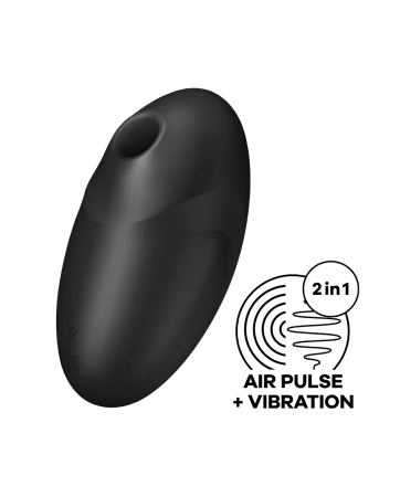 Estimulador clitoriano por ar pulsante e vibração preto USB Vulva Lover 3 Satisfyer - CC597827