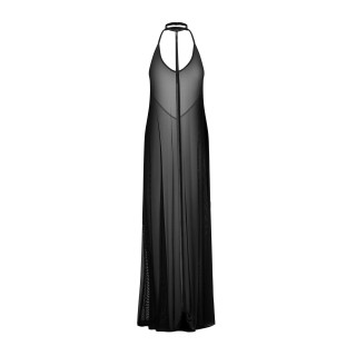 Nuites robe longue - Noire - Oralove