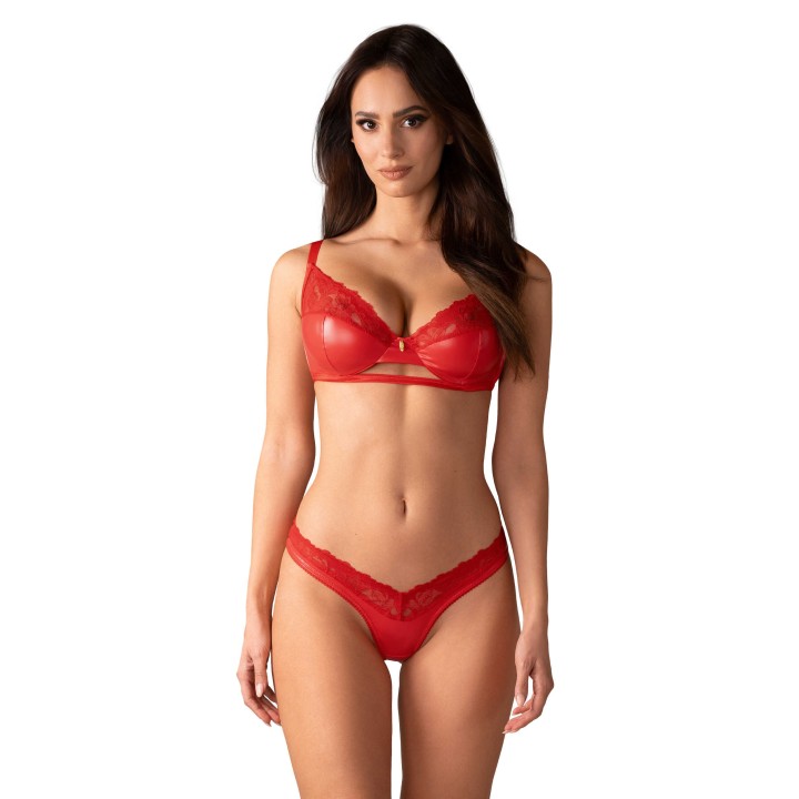 Aliosa ensemble 2 pièces - Rouge - Oralove