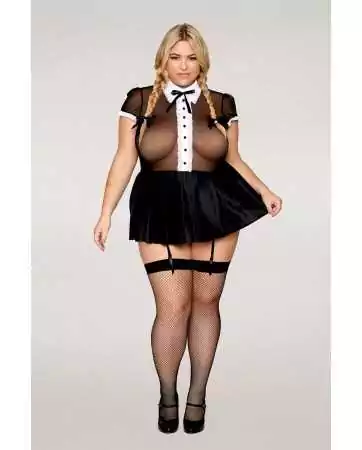 Sexy-Kostüm, Plus-Größe, Gothic-Schulmädchen - DG13303XCOS