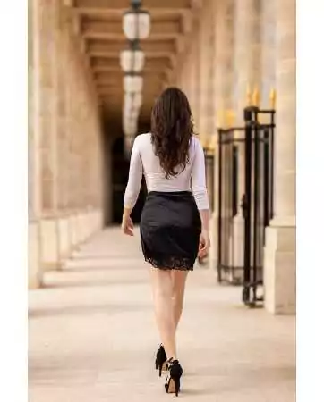 Black long skirt Carolina - LSS1-LBLK