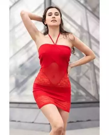 Red dress Milena - LDR2RED