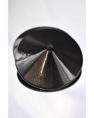 Nippel Schwarzes Metall Nippelabdeckung Kegel - 202400104