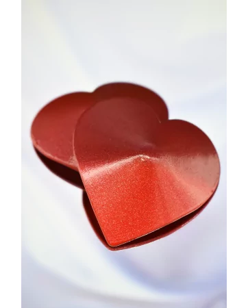 Nipple Red Metal Heart Shaped Nipple Cover - 202000106