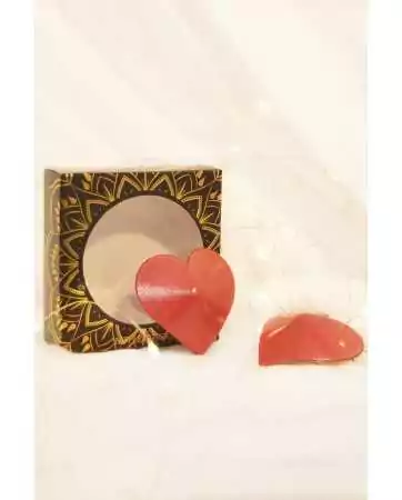 Capezzoli in metallo rossi Copri-capezzoli a forma di cuore - 202000106