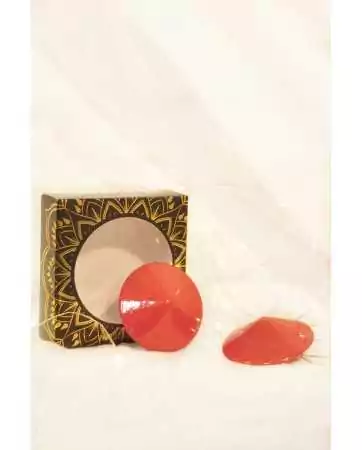Nipple Métal rouge Cache tétons cône - 202000104