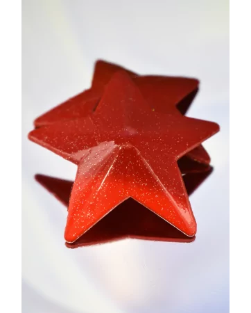Nipple Métal rouge Cache tétons d'étoile - 202000107