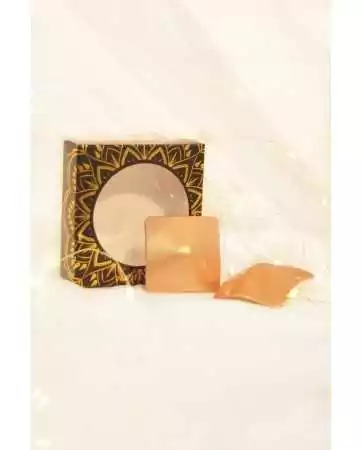 Gold Metal Square Nipple Covers - 201600105
