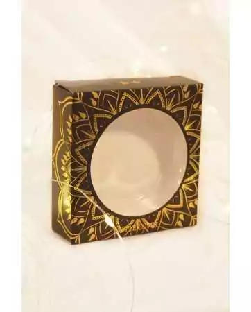 Tappi capezzolo quadrati in metallo dorato - 201600105