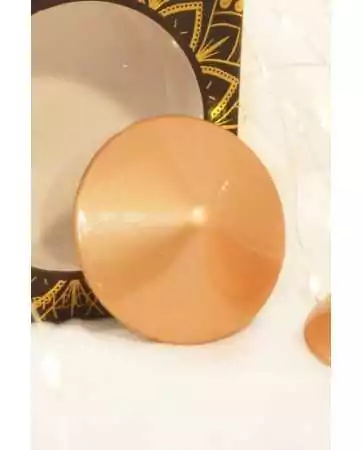 Copri-capezzoli in metallo dorato a forma di cono - 201600104
