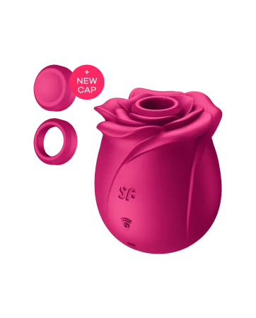 Stimulateur de clitoris rose par ondes de pression ou sans contact Pro 2 Classic Blossom Satisfyer - CC597840