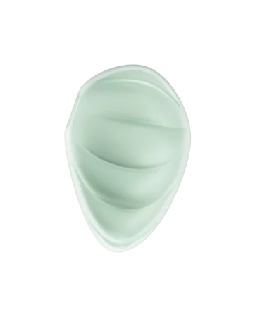 Stimolatore clitorideo a onde di pressione senza contatto e vibrazione USB verde menta, Cloud Dancer Satisfyer - CC597838