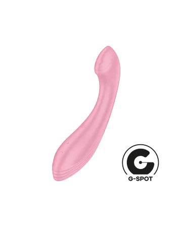 Vibromassageador ponto G rosa, vibrações intensas G-Force Satisfyer - CC597835