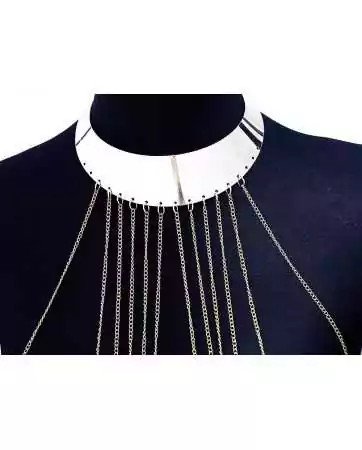 Necklace with gold body chains - BCHA001GLD