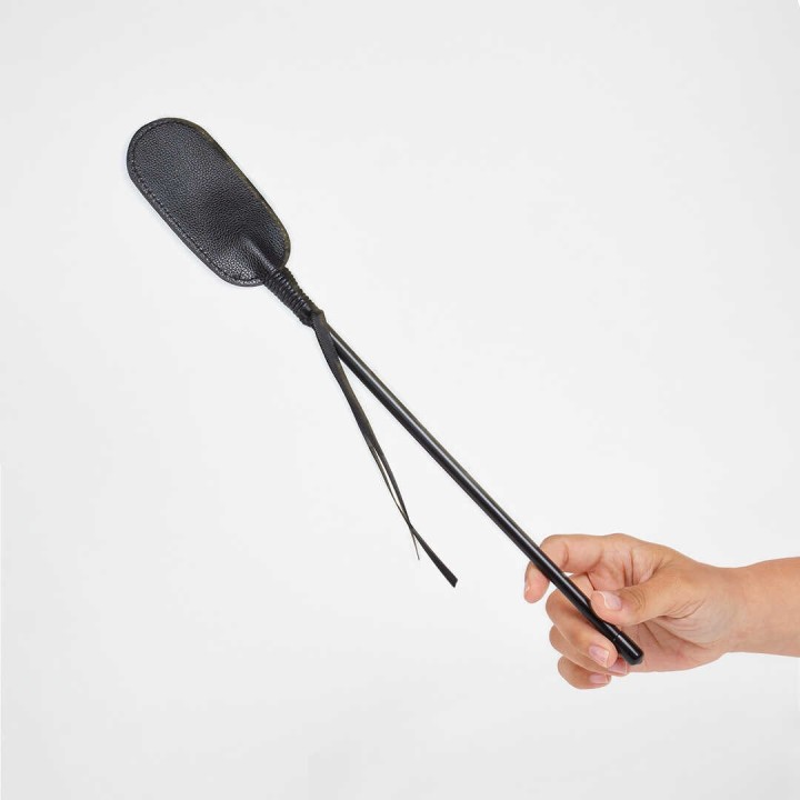 Cravache ovale secret play - Noir - Oralove