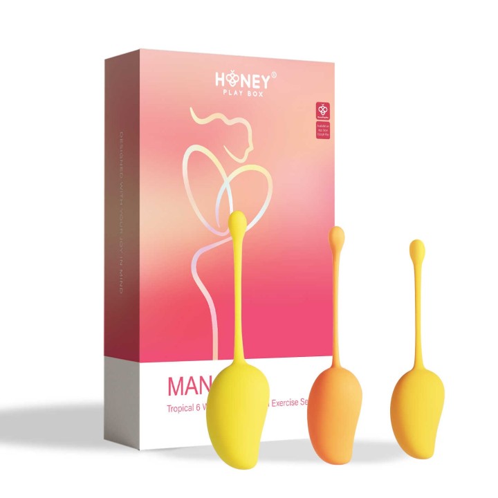Mango - Set de 6 Boules de geisha - Oralove