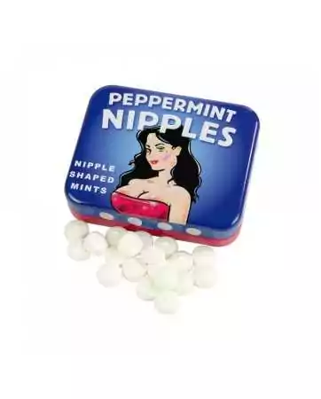 Box of sugar-free mint candies shaped like breasts - CC501081