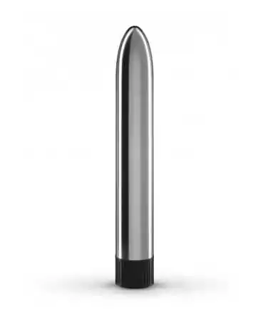 Klassischer silberner Vibrator mit harter Oberfläche und mehreren Geschwindigkeiten - ZOD-004
