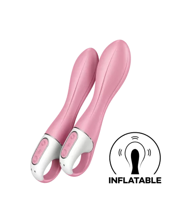Inflatable G-Spot pink USB Air Pump Vibrator 2 Satisfyer